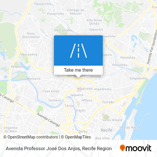 Avenida Professor José Dos Anjos map