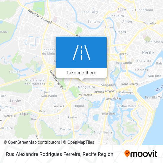 Rua Alexandre Rodrigues Ferreira map