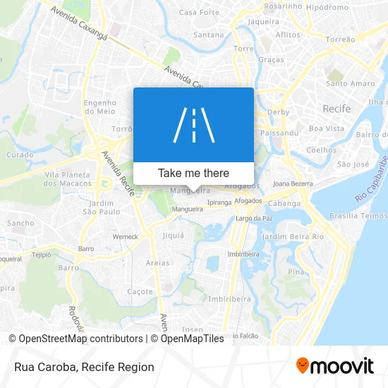 Rua Caroba map