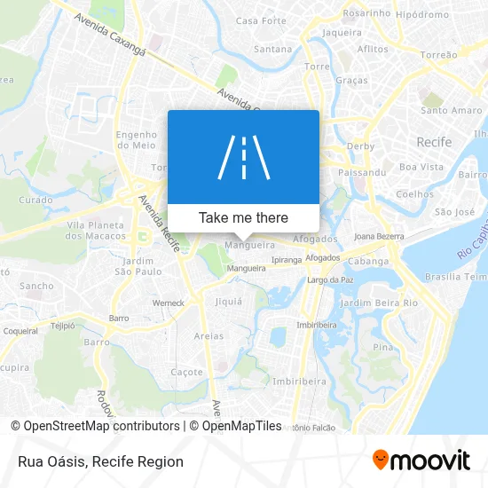 Rua Oásis map