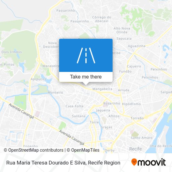 Rua Maria Teresa Dourado E Silva map