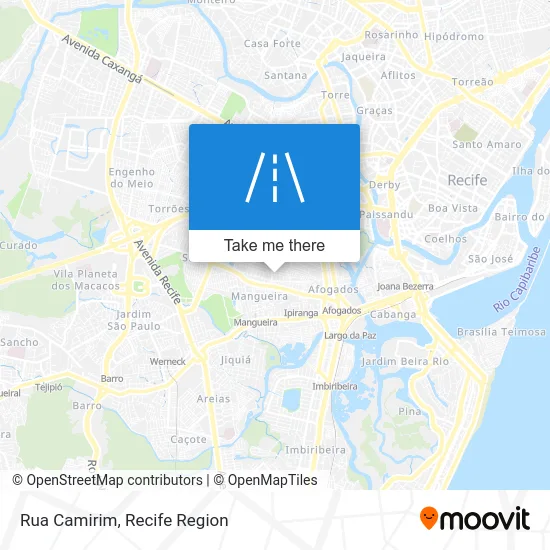Rua Camirim map
