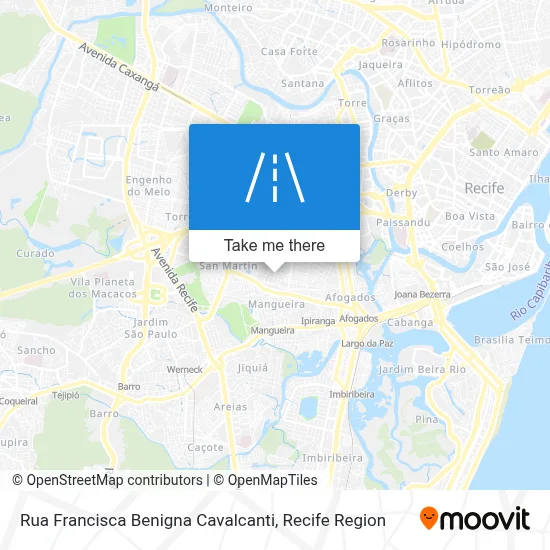 Rua Francisca Benigna Cavalcanti map