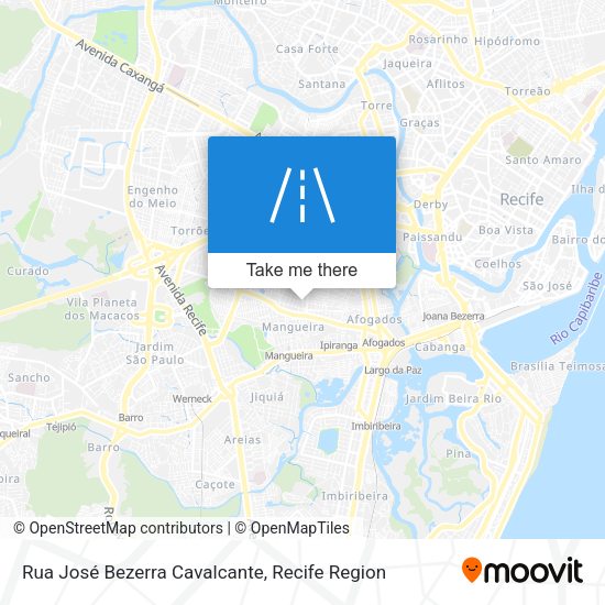 Rua José Bezerra Cavalcante map