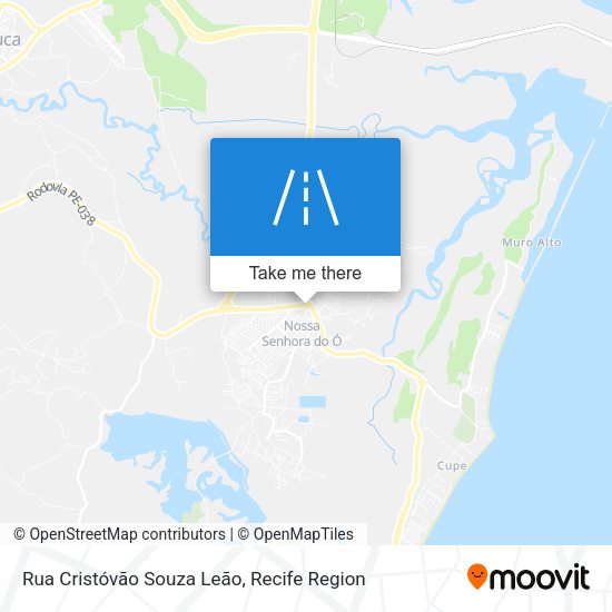 Rua Cristóvão Souza Leão map