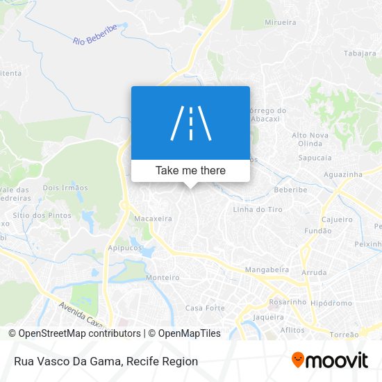 Rua Vasco Da Gama map