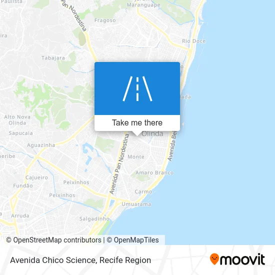 Avenida Chico Science map