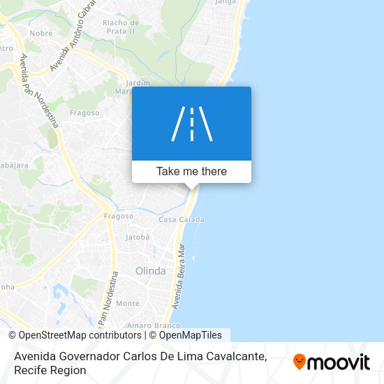 Avenida Governador Carlos De Lima Cavalcante map