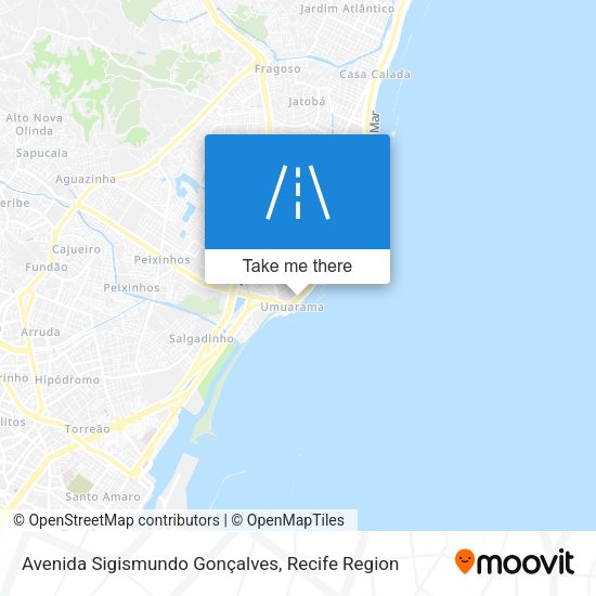 Avenida Sigismundo Gonçalves map