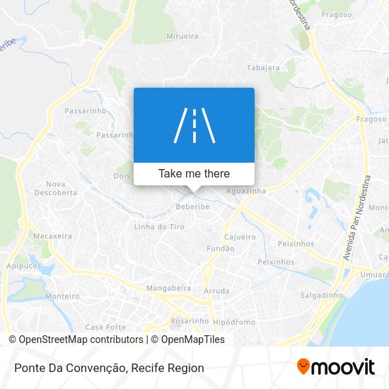 Ponte Da Convenção map