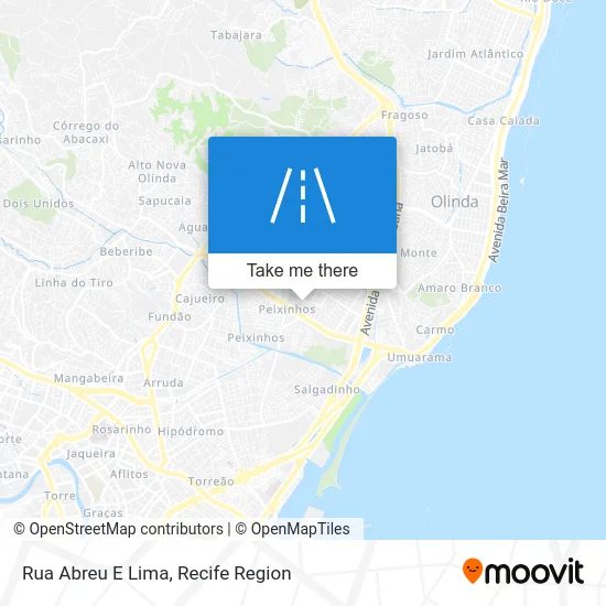 Rua Abreu E Lima map