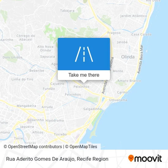 Rua Aderito Gomes De Araújo map