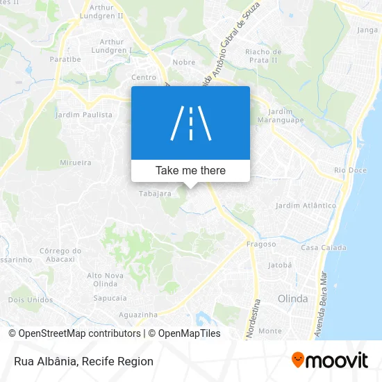 Rua Albânia map