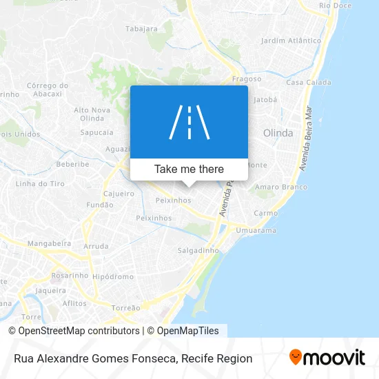 Rua Alexandre Gomes Fonseca map