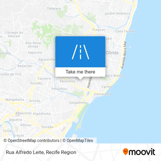 Rua Alfredo Leite map