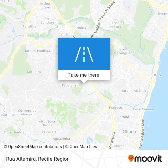Rua Altamira map