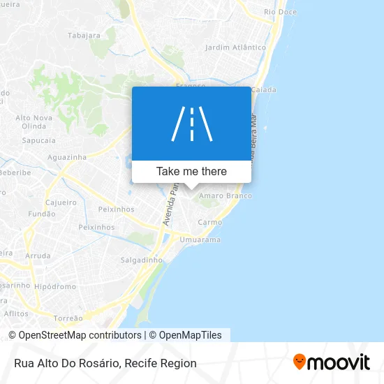 Rua Alto Do Rosário map