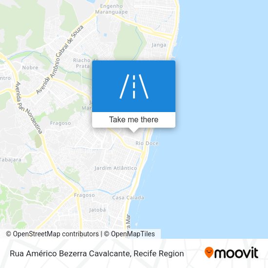 Rua Américo Bezerra Cavalcante map