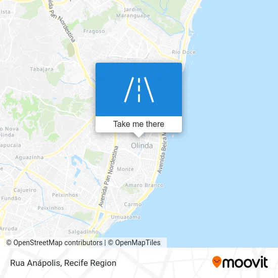 Rua Anápolis map
