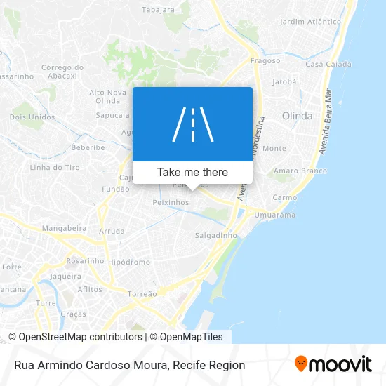 Rua Armindo Cardoso Moura map