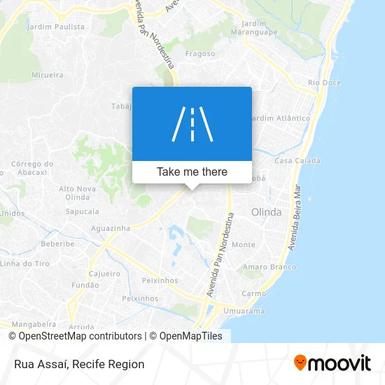 Rua Assaí map