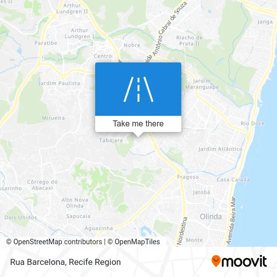 Rua Barcelona map