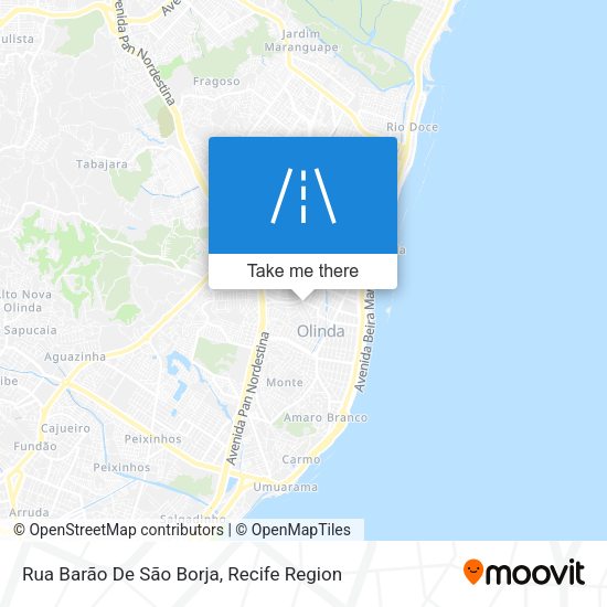 Rua Barão De São Borja map