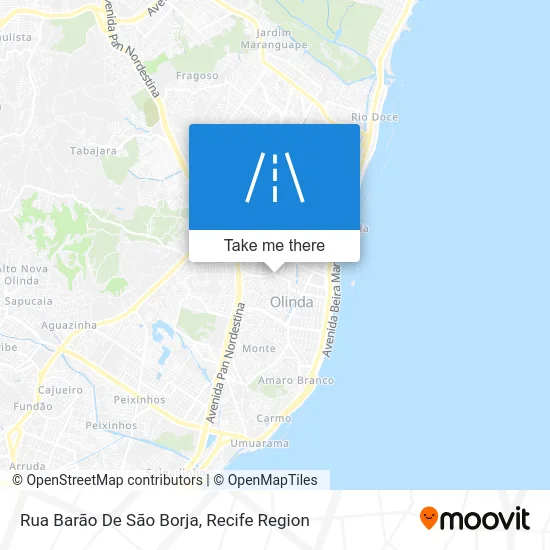 Rua Barão De São Borja map