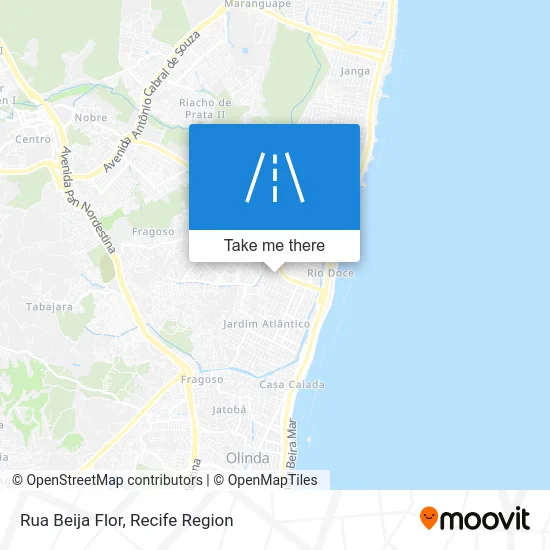 Rua Beija Flor map