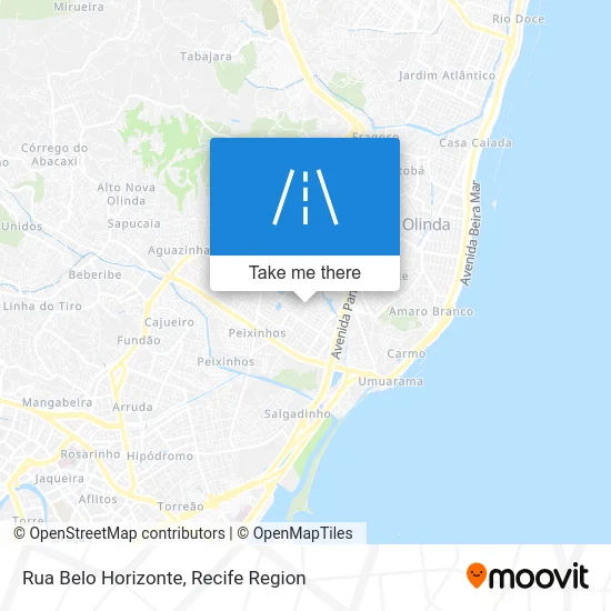 Rua Belo Horizonte map