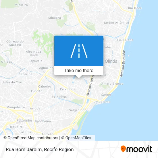 Rua Bom Jardim map