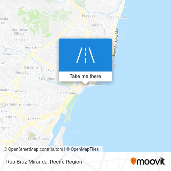 Rua Braz Miranda map