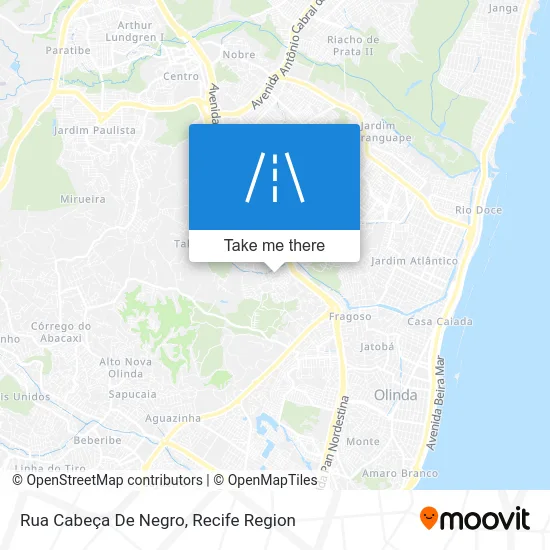 Rua Cabeça De Negro map