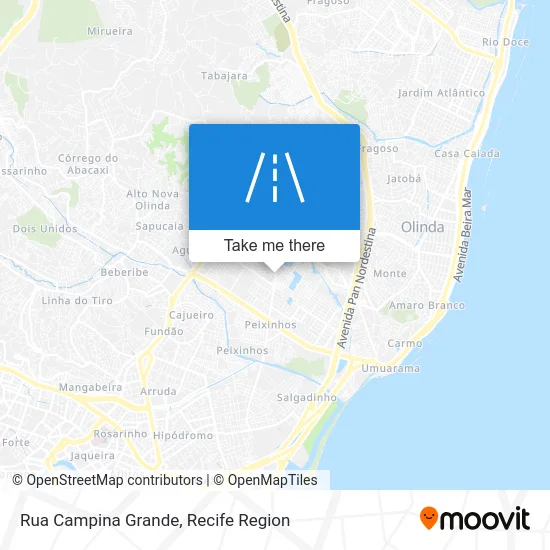 Rua Campina Grande map