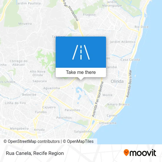Rua Canela map
