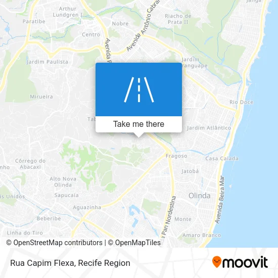 Rua Capim Flexa map