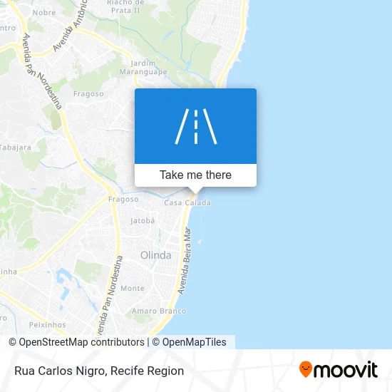 Rua Carlos Nigro map