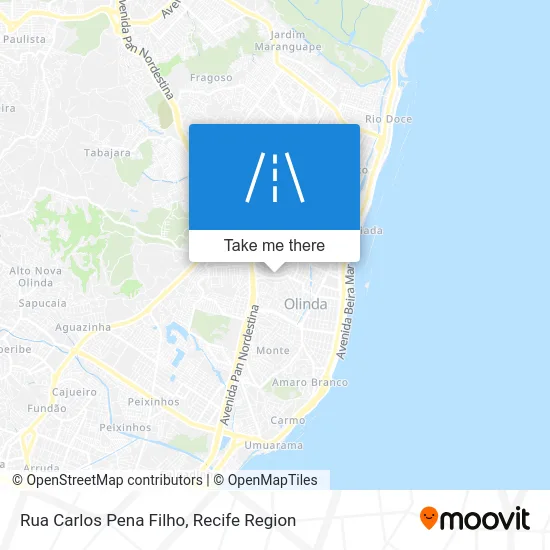 Rua Carlos Pena Filho map