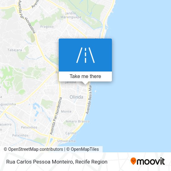 Rua Carlos Pessoa Monteiro map