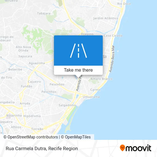 Rua Carmela Dutra map
