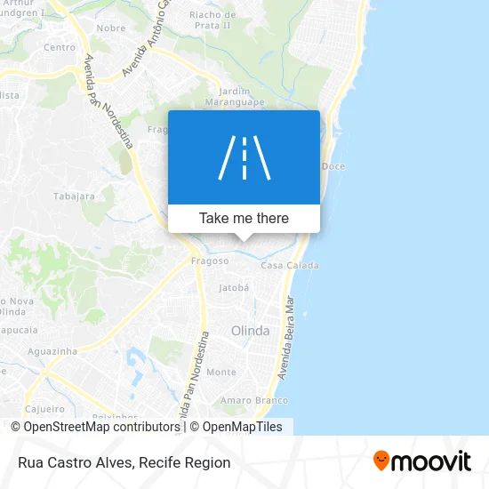 Rua Castro Alves map