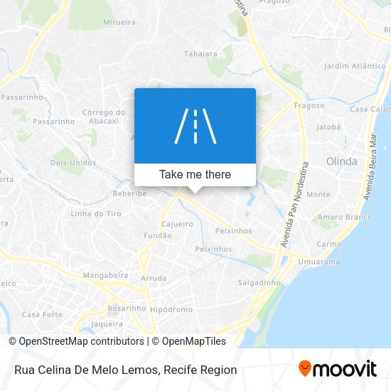 Rua Celina De Melo Lemos map