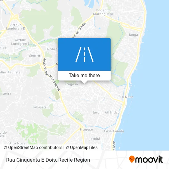 Rua Cinquenta E Dois map