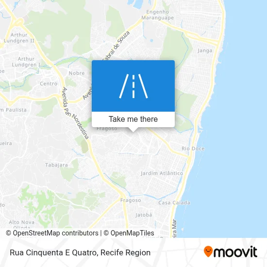 Rua Cinquenta E Quatro map