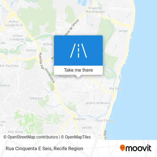 Rua Cinquenta E Seis map