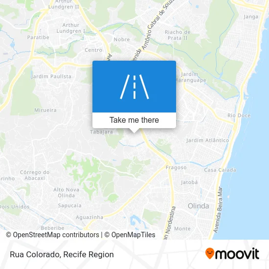 Rua Colorado map