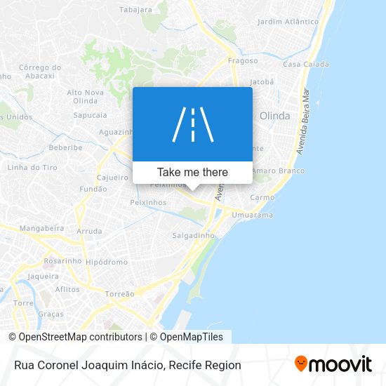 Rua Coronel Joaquim Inácio map