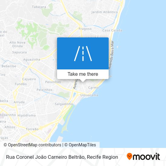 Rua Coronel João Carneiro Beltrão map