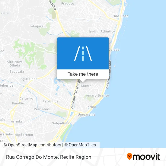 Rua Córrego Do Monte map