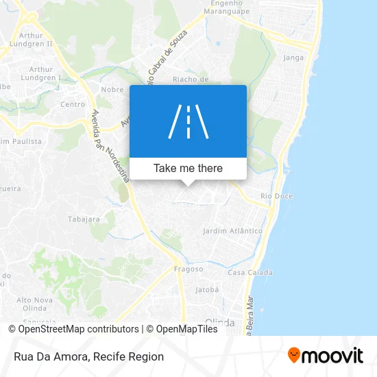 Rua Da Amora map